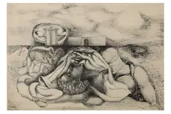 Untitled by František Vobecký, ink, offered Jun 2022