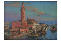 Untitled by William Samuel Horton, pastel, offered Jun 2022