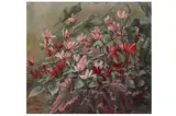 Untitled by Camilla Göbl, oil on board, offered Jun 2022
