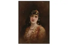 Untitled by Émile Eisman-Semenowsky, oil on panel, offered Jun 2022