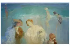 Untitled by Paul Chmaroff, oil on canvas, offered Jun 2022