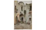 Untitled by Federico del Campo, oil on panel, offered Jun 2022