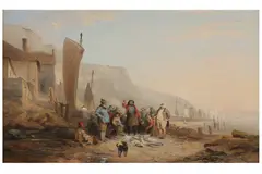 Untitled by Charles Hoguet, oil on canvas, offered Jun 2022