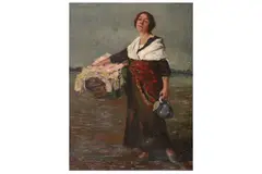 Untitled by Ernő Béli Vörös, oil on canvas, offered Jun 2022