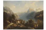 Untitled by Julius Lange, oil on canvas, offered Jun 2022