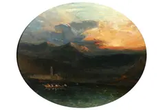 Untitled by James Holland, oil on panel, offered Jun 2022