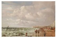 Untitled by David Cox I O.W.S., oil on canvas, offered Jun 2022