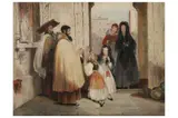 Untitled by John Frederick Lewis, oil on canvas, offered Jun 2022