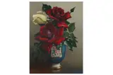 Untitled by Irene Klestova, oil on board, offered Jun 2022