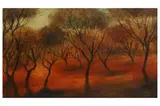Untitled by Kevin Charles "Pro" Hart, oil on board, offered Jun 2022