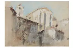 Untitled by Hercules Brabazon Brabazon, gouache and pastel, offered Jun 2022