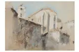 Untitled by Hercules Brabazon Brabazon, gouache and pastel, offered Jun 2022
