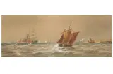 Untitled by Thomas Bush Hardy, watercolour and gouache, offered Jun 2022