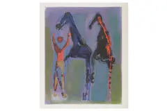 Untitled by Marino Marini, 1978, pencil, offered Jun 2022