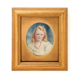 Portrait of Margaret Crawford Walker as a child by Eleanor MacLean Ross, Watercolour on ivory, offered Mar 2020