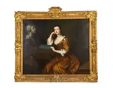 Portrait of Lady Margaret Herbert (d by Enoch Seeman, Oil on canvas, sold Mar 2020