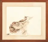 And Thomas Daniell R by William Daniell, Pencil and brown wash, sold Mar 2020