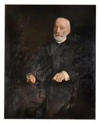 Portrait of Charles George Fothergill by Arthur Trevethin Nowell, Oil on canvas, sold Jan 2020