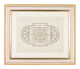 A group of four bookplate engravings of ceiling designs by Architecture. Adam, print (other), sold Jan 2020