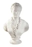 A sculpted white marble bust of a lady by Tito Angelini, sculpture, sold Dec 2019