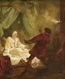 Alexandrinus coming to life by Philip James de Loutherbourg, 1803, Oil on canvas, offered Dec 2019