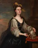 Portrait of Elizabeth Innes by John Vanderbank, Oil on canvas, in a carved frame, sold Dec 2019