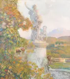 La Chanson d'eau by Gaston La Touche, Oil on canvas, offered Dec 2019