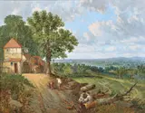 The River Severn Oil on canvas Signed lower right 71 x 91cm (27¾ x 35¾ in.) Provenance: Omell Galleries, London by John Holland Snr, Oil on canvas, offered Dec 2019