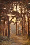 Feldemore, Holmbury St by Frank Walton, Oil on canvas, sold Dec 2019