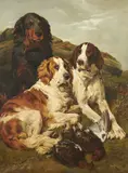 August on the Moor by John Emms, Oil on canvas, offered Dec 2019