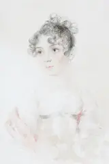 Portrait of the artist's daughter Elizabeth by Nicholas Pocock, Pencil and watercolour, offered Dec 2019