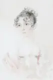 Portrait of the artist's daughter Elizabeth by Nicholas Pocock, Pencil and watercolour, offered Dec 2019