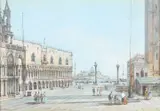 A set of four Venetian views by Giuseppe Bernardino Bison, Gouache, offered Dec 2019