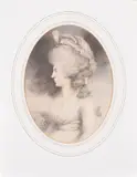 Portrait of Miss Walker by John Downman, Pencil and watercolour, oval, offered Dec 2019