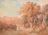 Bothwell Castle by Hugh William Williams, 1810, Pencil and watercolour heightened with white, offered Dec 2019