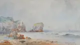 Near the Lizard by Thomas Sydney, 1907, Watercolour and bodycolour, offered Dec 2019
