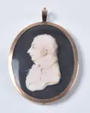 Untitled by H. de Janvry, 1797, Watercolour on ivory en grisaille, with tones of pink and sepia, signed and dated, sold Oct 2019