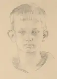A head study of young boy by Henry Lamb, Pencil, sold Oct 2019