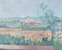 Garden Wall Oil on canvas Signed verso, further signed, dated and inscribed to stretcher 64 x 74.5cm (25 x 29¼ in.) Provenance: Thackeray Gallery, London M.W by Susan Hawker, Oil on canvas, offered Oct 2019
