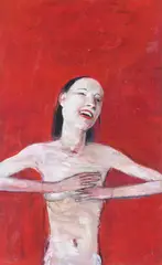 Singer by George Donald, Oil on board, sold Oct 2019