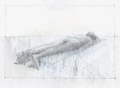 Untitled I by Michael Kenny, Gouache, wash and pencil, sold Oct 2019