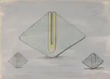 Design for Pelyn by Denis Mitchell, drawing, offered Oct 2019