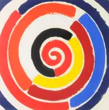 Spring spiral (Kemp 141) Screenprint in colours, 1995 Signed in pencil, titled and numbered 92/125 Image: 72.5 x 72cm (28½ x 28¼ in.) by Terry Frost, Screenprint in colours, sold Oct 2019