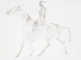 Horse and Rider Lithograph printed in colours, 1970 Signed in pencil, numbered 460/500 57 x 76cm (22¼ x 29¾ in.) by Elisabeth Frink, Lithograph printed in colours, sold Oct 2019