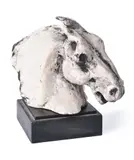 Colts head Plaster and acrylic Height: 13cm (5 in.) Provenance: Langham Fine Art, London Acquired from the above by the late owner in 2002 by Maurice Blik, Plaster and acrylic Height:, sold Oct 2019