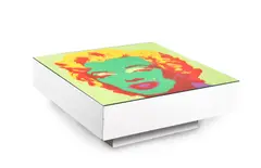 A square coffee table by Andy Warhol, print (other), sold Oct 2019