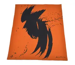 The Nazareth Tapestry, circa 1965, a woollen wall handing by Hans Hartung, sculpture, sold Oct 2019