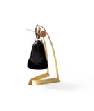 A glass table gong with brass and leather hammer by Carlo Mollino, sculpture, offered Oct 2019