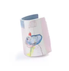 A ceramic vessel by Kate Wickham, sculpture, sold Oct 2019