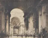 Interior of St by William Walcot, Etching, sold Oct 2019
